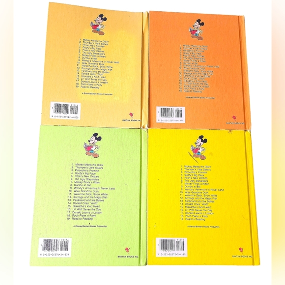 4 Vintage Walt Disney Bantam books - Picture 2 of 11